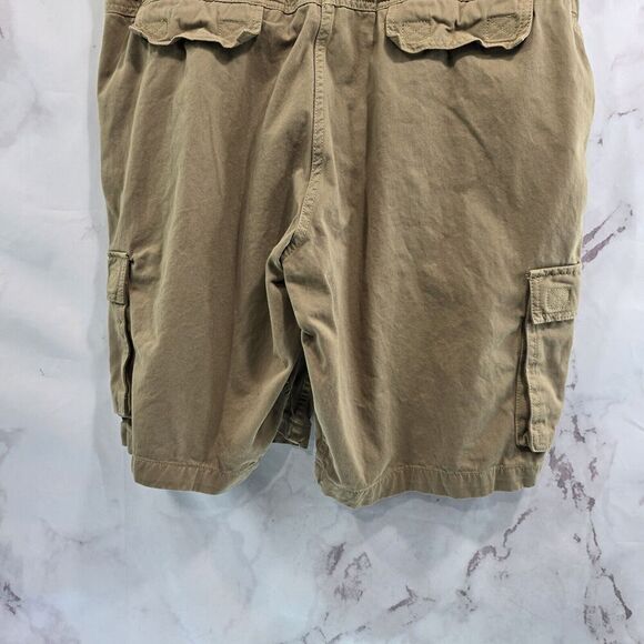 Gramicci Shorts Mens 40 Brown Tan Cargo 11 Inch Cotton Camp Bermuda Long - Picture 8 of 11